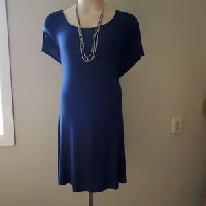 Navy T-shirt dress